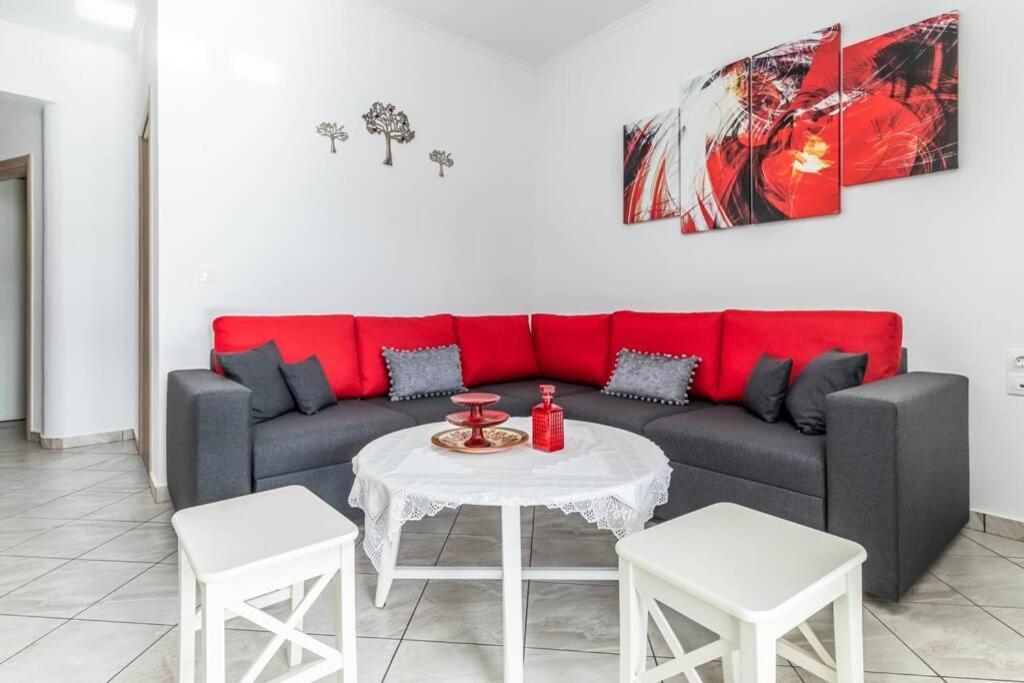 Meandros Apartment Garden View سكوبيلوس تاون المظهر الخارجي الصورة