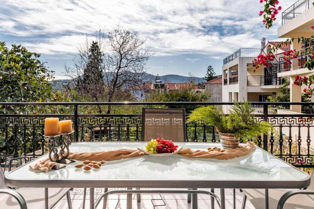 Meandros Apartment Garden View سكوبيلوس تاون المظهر الخارجي الصورة