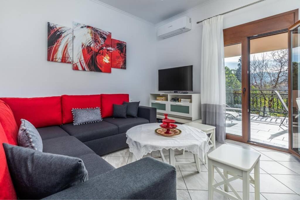 Meandros Apartment Garden View سكوبيلوس تاون المظهر الخارجي الصورة